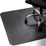 Office Chair Mat for Hardwood and Tile Floor, Black, Anti-Slip, Under The Desk x