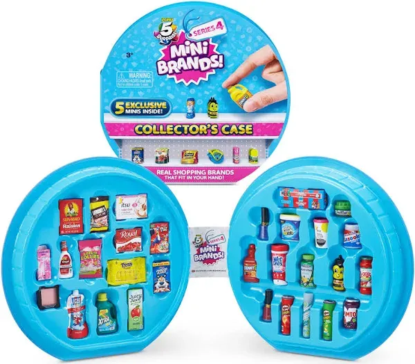 5 Surprise Mini Brands Series 4 Collectors Case