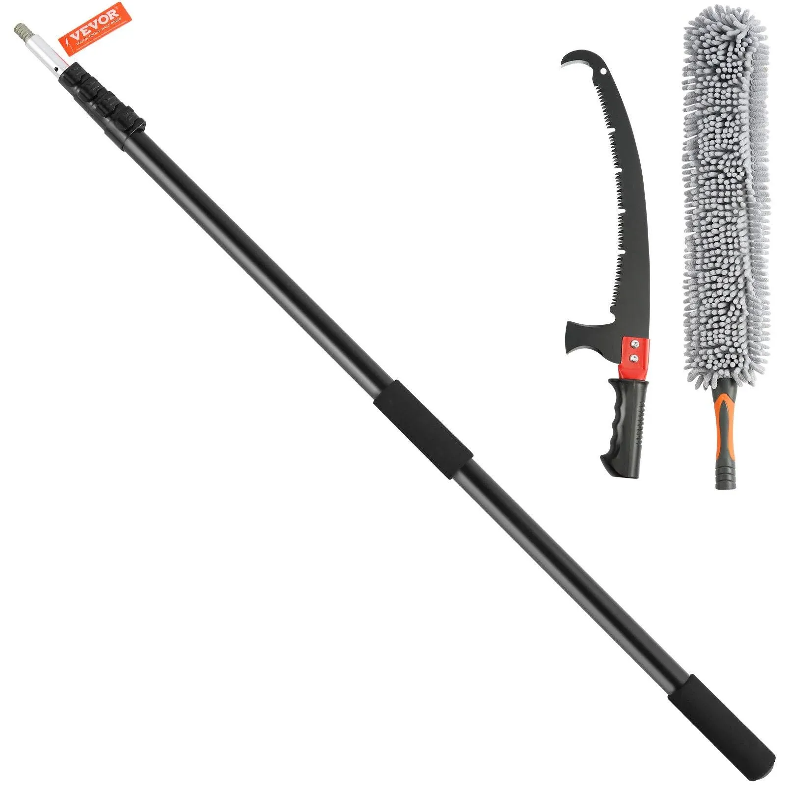 VEVOR Manual Pole Saw 4.9-20 ft Extendable Tree Pruner SDGZJLHJSS6M55FPJV0