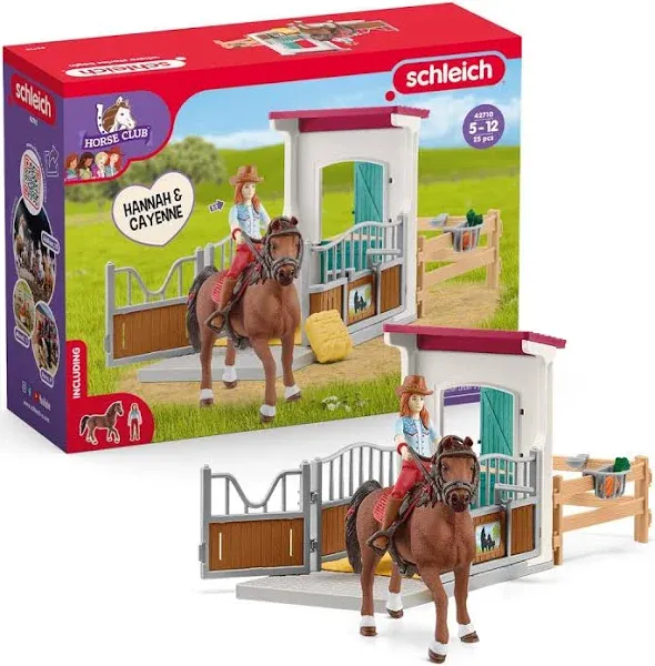 Schleich - Horse Box with Horse Club Hannah & Cayenne