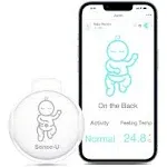 Sense-U Baby Breathing Monitor 3: Breathing Movement, Rollover,Temperature, Anywhere