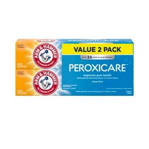 Arm & Hammer Arm and Hammer Peroxicare Anticavity Fluoride Toothpaste, Clean Mint, 6 oz 2 pack | CVS