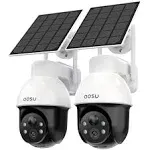 AOSU 3K/5MP Solar Security Cameras System