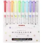 Zebra Highlighter Mild Liner 10 Colors WKT7-10C