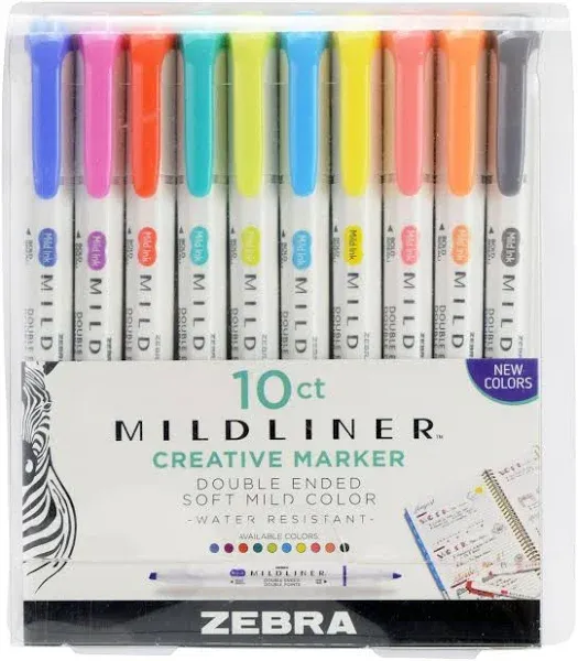 Zebra Mildliner Double Ended