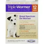 Triple Wormer for Puppies & Small Dogs - 12 Count