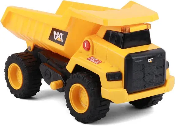 CAT Construction Toys, Power Haulers Dump Truck, Realistic Lights and Sounds, Motion Drive Technology, Working Features, & Realistic Construction Experience.