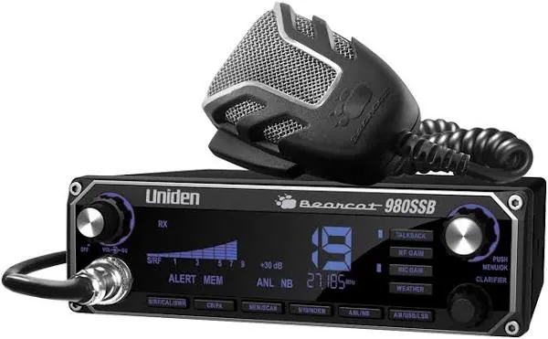 Uniden Bearcat 980 SSB Single Sideband 40 Channel CB Radio BC980SSB Digital