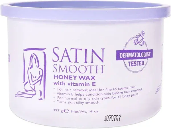 Satin Smooth Honey Wax with Vitamin E