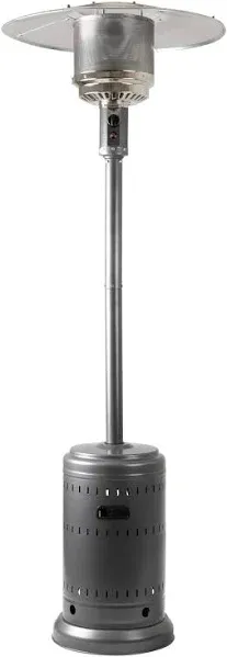 AmazonBasics Commercial Propane 46,000 BTU Outdoor Patio Heater with Wheels -...