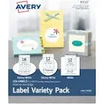 Avery Sure Feed Label Variety Pack - 80510