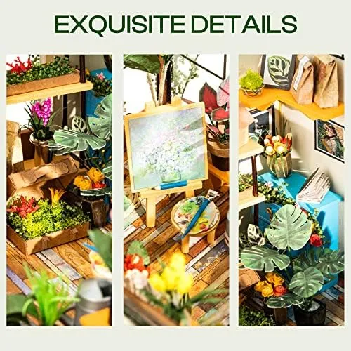 Rolife Cathy&#039;s Flower House DIY Miniature House Kit