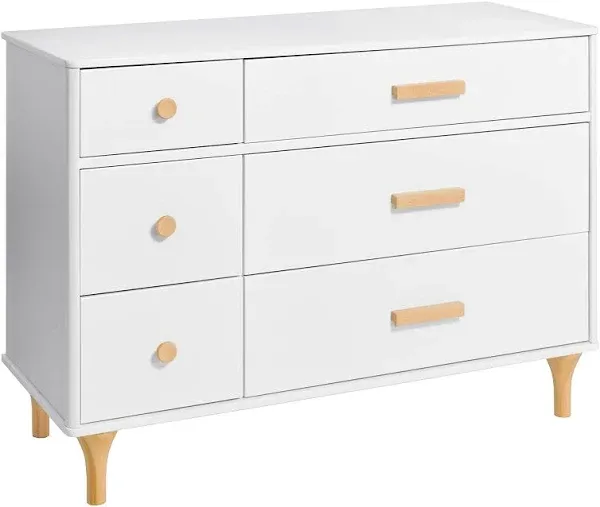 Babyletto - Lolly 6 Drawer Double Dresser White / Natural