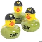 Veteran Rubber Duckies - Toys - 12 Pieces