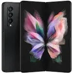 Manufacturer Refurbished Samsung Galaxy Z Fold3 5G F926u (Fully Unlocked) 256GB Phantom Black (Grade A)