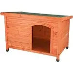 TRIXIE Large natura Classic Outdoor Dog House, Weatherproof Finish, Elevated ...