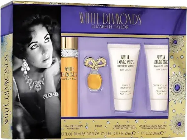 Elizabeth Taylor White Diamonds Perfume Gift Set For Women