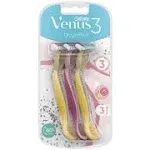 Gillette Disposable Women's Razors Venus 3 Dragonfruit 3 Pcs