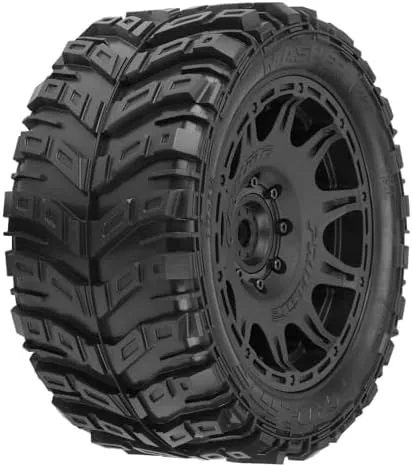 Pro-Line 10176-11 - Masher X HP BELTED 1/6 F/R 5.7â€ MTD Tires, Black (2)