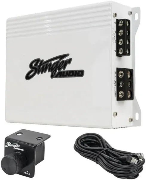 Stinger Audio MT-1000.1M 1000 Watt Monoblock Marine Audio Subwoofer Amplifier...