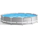 Intex 12 ft. x 30 in. Prism Frame Pool Set with Filter Pump