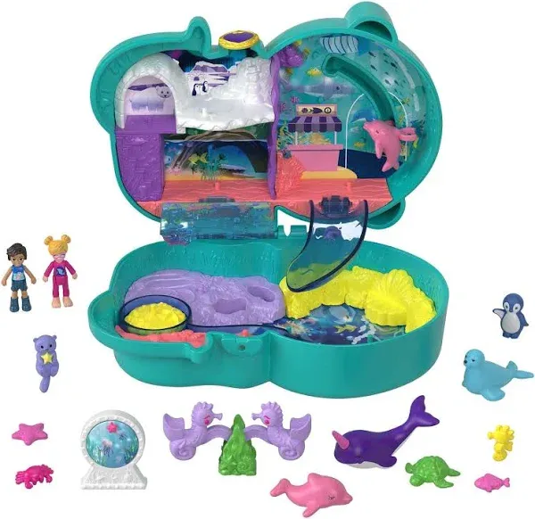 Polly Pocket Otter Underwater Aquarium