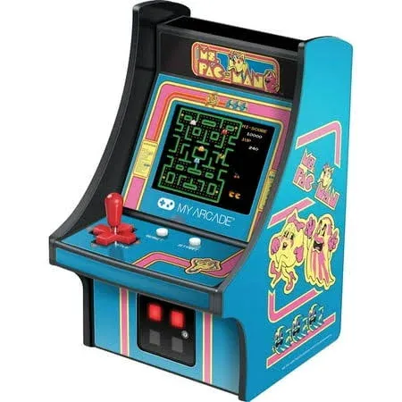 My Arcade Ms.Pac-Man Micro Player - Blue/Pink