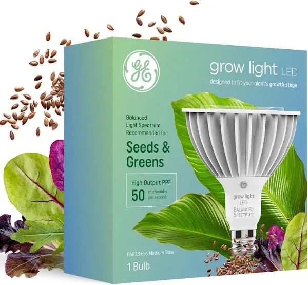 GE Grow Light LED Bulb 32W Balanced Light Spectrum