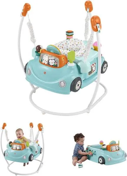 Fisher-Price 2-in-1 Sweet Ride Jumperoo Baby Bouncer Activity Centre