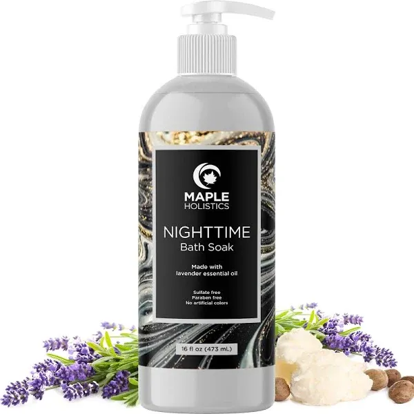 Maple Holistics Nightime Relaxing Lavender Bubble Bath