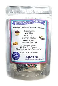 Children's Easy to Bake Oven Mixes Play Toy Oven Real 7 Mixes Mega Refill Kit