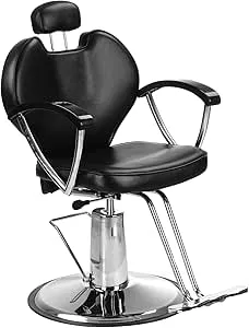 Shengyu Black Recline Hydraulic Styling Barber Chair