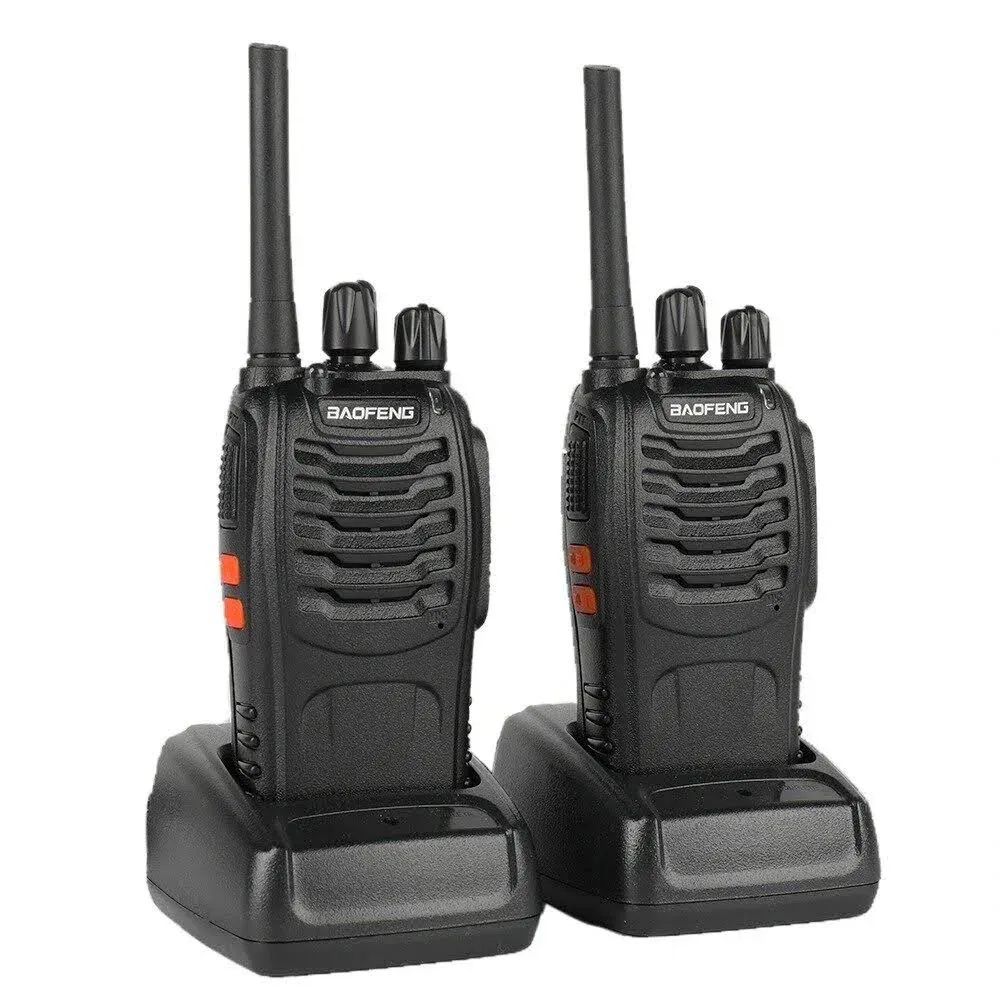 Baofeng 2Pcs Baofeng Walkie Talkie BF-88E PMR 0.5W 16CH UHF 446.00625-446 ...