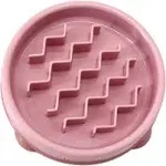 Fun Feeder slo bowl in pink for tiny dogs