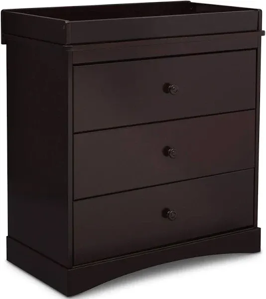 Delta Children Sutton 3 Drawer Dresser with Changing Top