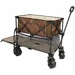 TIMBER RIDGE 400L Large Capacity Folding Double Decker Wagon