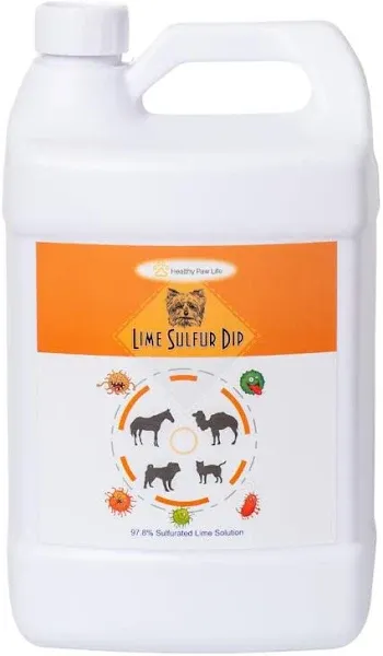 Healthy Paw Life's Lime Sulfur Dip 1 Gallon