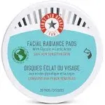 First Aid Beauty Facial Radiance Pads with Glycolic & Lactic Acids Exfoliating Pads with AHA