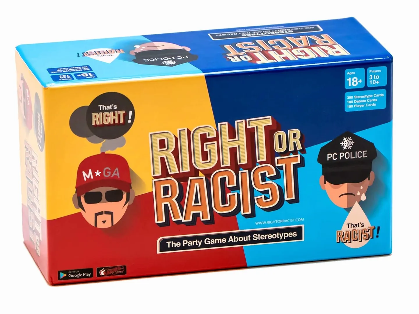 Right Or Racist Adult Party Game