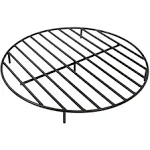 Heavy-Duty Steel Round Fire Pit Log Grate