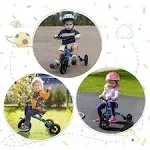 XPIY Tricycle for Toddlers Age 2-5 Years Old 3 in 1 Folding Toddler B