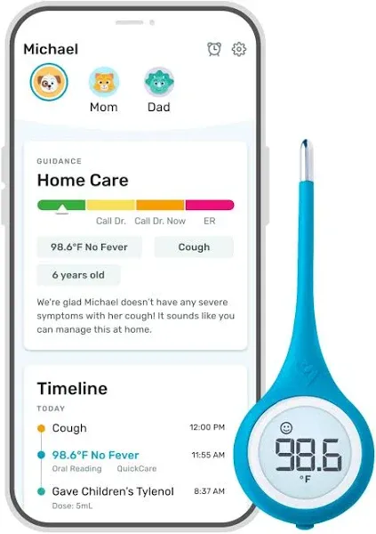 Kinsa QuickCare Smart Digital Thermometer