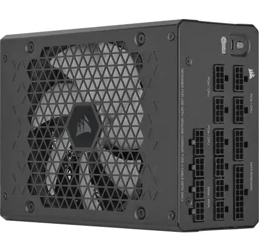 CORSAIR HX1200i Fully Modular Ultra-Low Noise ATX Power Supply - ATX 3.0 & PCIe 5.0 Compliant - Fluid Dynamic Bearing Fan - CORSAIR iCUE Software Compatible - 80 Plus Platinum Efficiency - Black