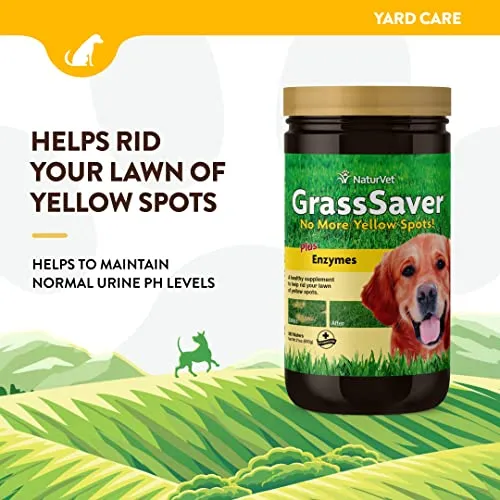 NaturVet GrassSaver - 300 Wafers - for Dogs