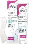 Veet Hair Removal Cream for Sensitive Skin, 200ml