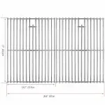 Grates for Nexgrill 720-0783, 720-0783E, 720-0783A, 720-0783B, 720-0783C, 720-0783E, 720-0783H, 720-0783W, 720-0783S 4 Burner Gas Grills, 17 X 26.4''