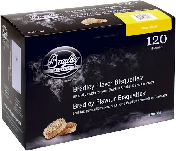 120 Pack Oak Blend Bisquettes Grilling BBQ Smoker