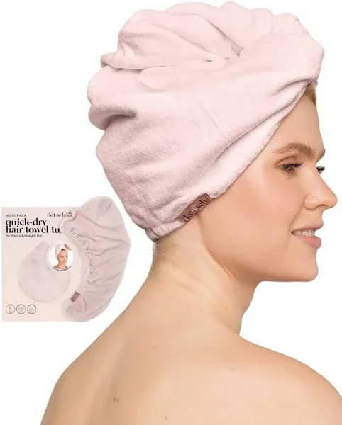 KITSCH Blush Microfiber Hair Towel