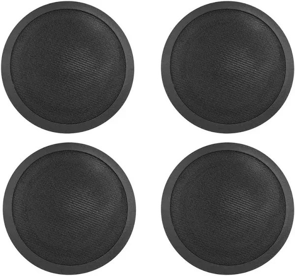 Rockville CCL6T White 70V 6&#034; Commercial Ceiling Speakers 4 Restaurant/Off<wbr/>ice