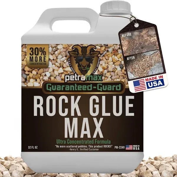 Petramax Rock Glue for Landscaping Rock Glue for Pea Gravel & Pea Gravel Glue